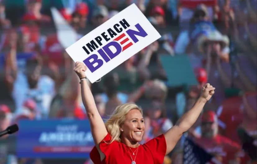 Rep. Marjorie Taylor Greene:  "Impeach Biden"