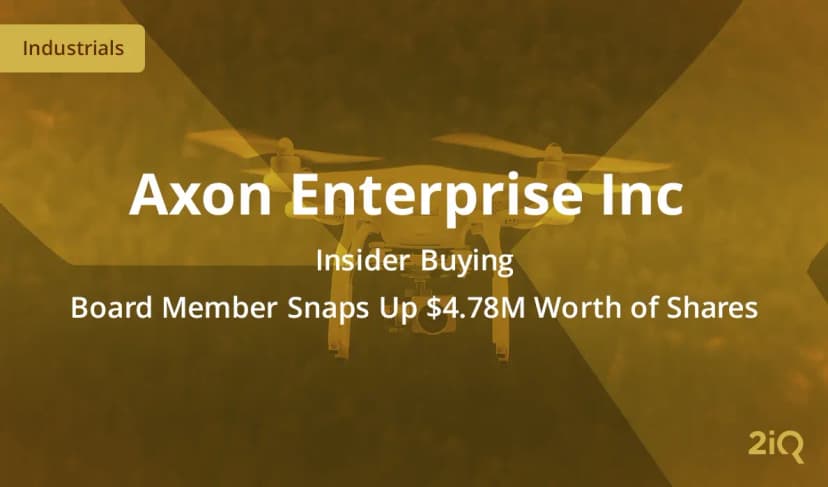 TASER maker Axon Enterprise Just Saw a $4.78 Million Insider Stock Purchase