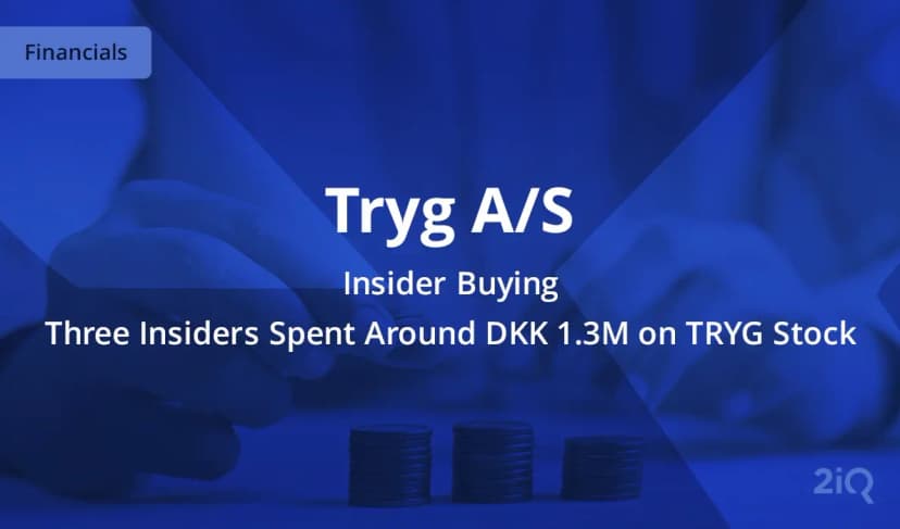 Insiders at Tryg Buy Stock After Share Price Fall