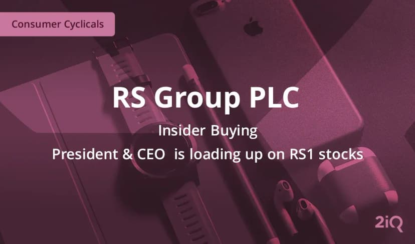 Director Dealing: The CEO of RS Group PLC Has Been Buying Stock