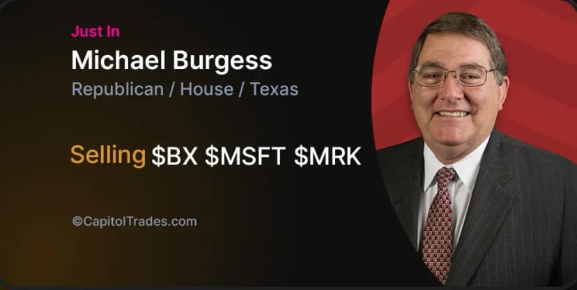 Rep. Burgess sold shares in $MRK before a concerning study was released