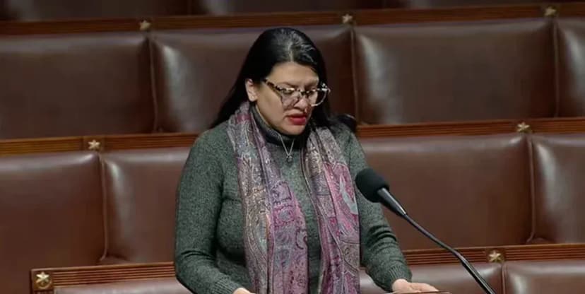 Rep. Tlaib pushes her 'Stop Politicians from Profiting from War' Bill