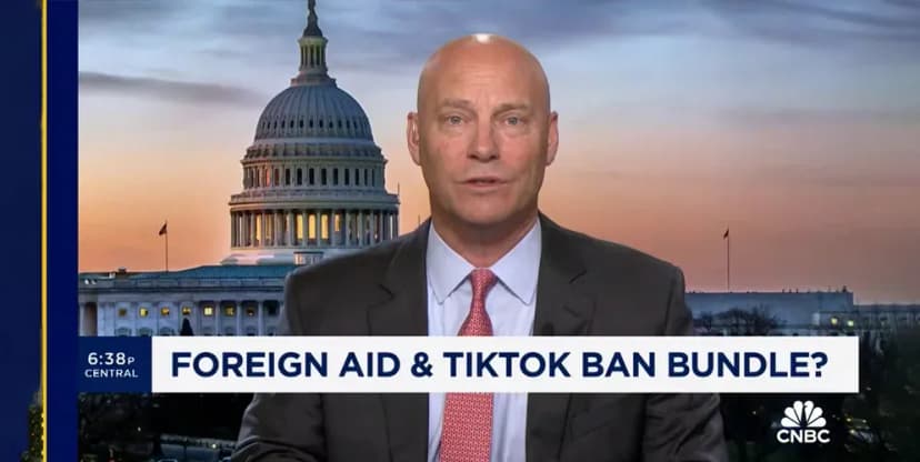 Congress closes in on passing a TikTok ban as well as Foreign Aid bills