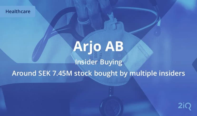 Four insiders at Arjo AB just bought stock