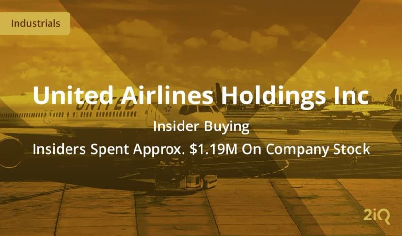 Two Insiders at United Airlines Just Bought Stock