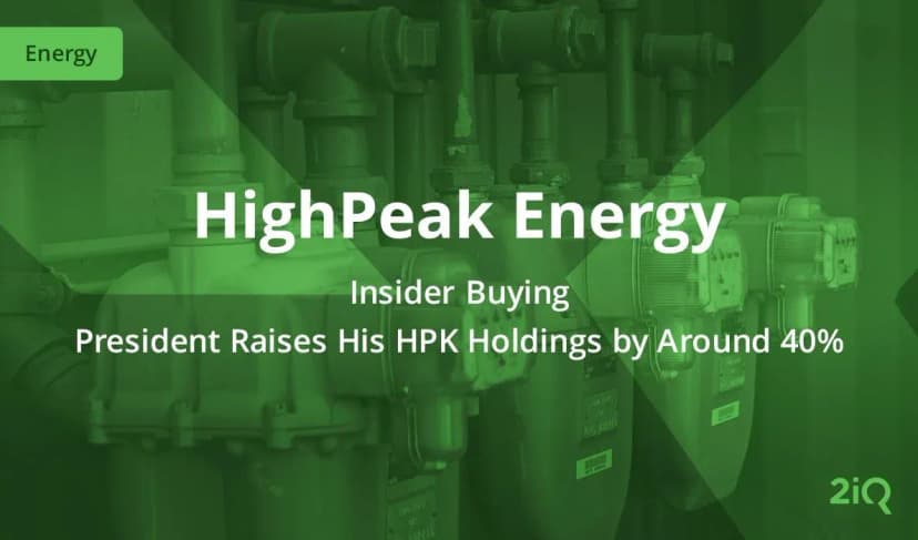 Insider Buying: HighPeak Energy President Increases His Stock Holdings Significantly