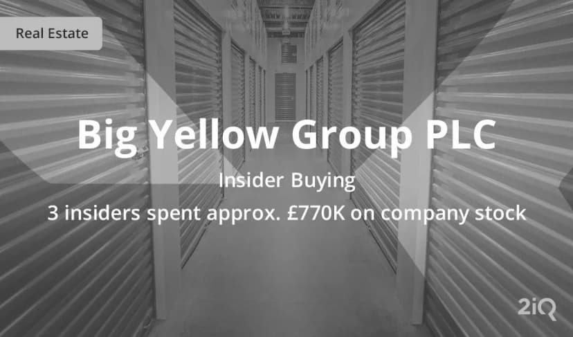 Top-level insiders at Big Yellow Group buy stock after share price fall