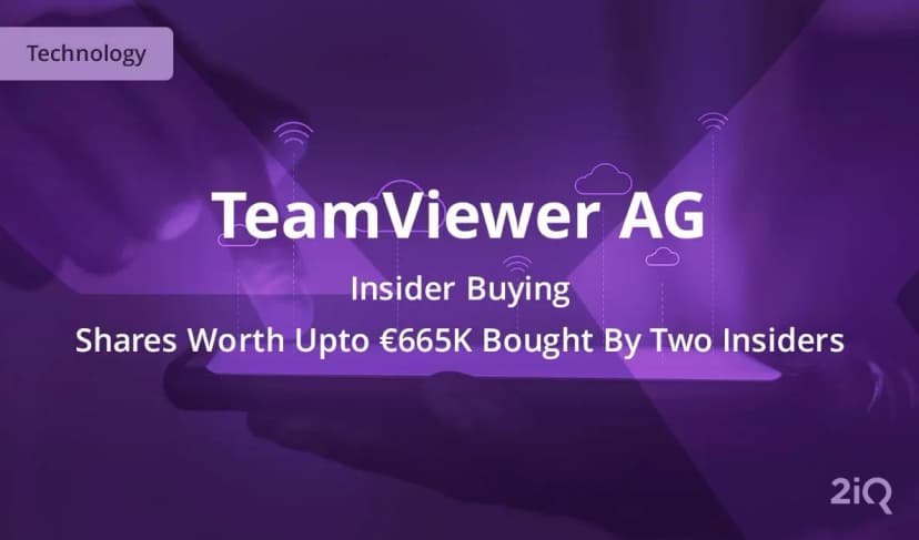 Two TeamViewer Insiders Make Large Stock Purchases