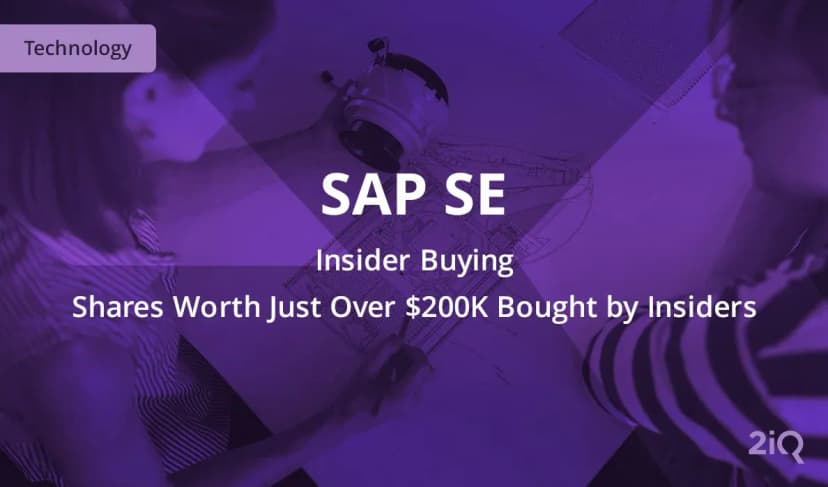 Two Insiders at SAP Just Bought Stock