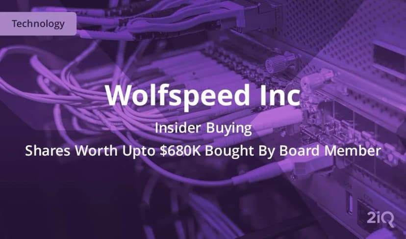 Wolfspeed Insider Buys $680k Worth of Stock