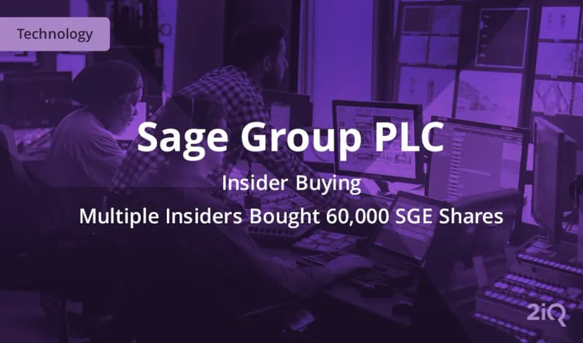 Insider Buying: Sage Group Sees Purchases From Multiple Insiders