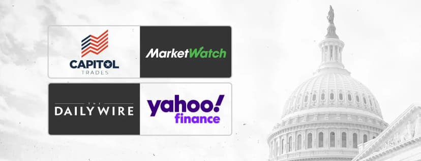 Capitol Trades’ data used in media analysis of the Pelosi Portfolio by Yahoo Finance, MarketWatch and Daily Wire