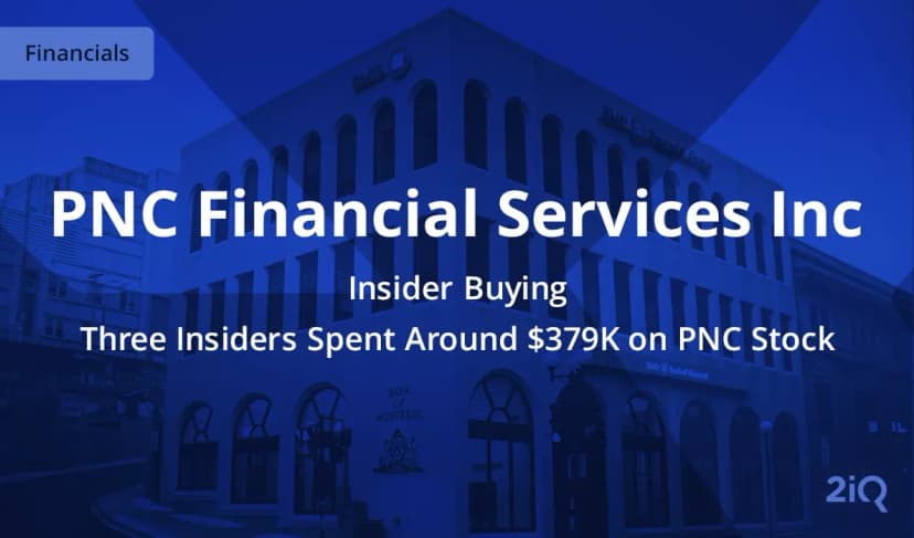 Several Insiders at PNC Financial Services Have Bought Stock Since US Banking Stocks Tanked