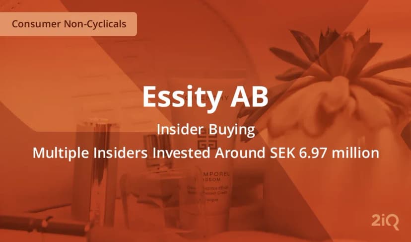 Multiple Insiders at Essity Just Bought Stock After Strong Q1 Results