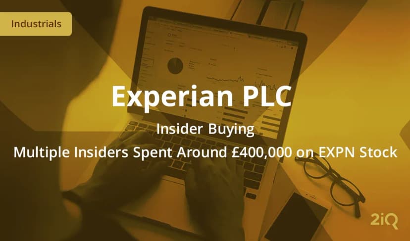 Four Insiders at Experian PLC Just Snapped Up Stock