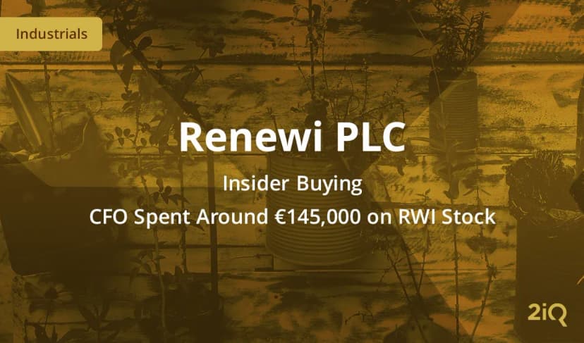 Insider Buying: Renewi’s CFO Just Made a Large Stock Purchase