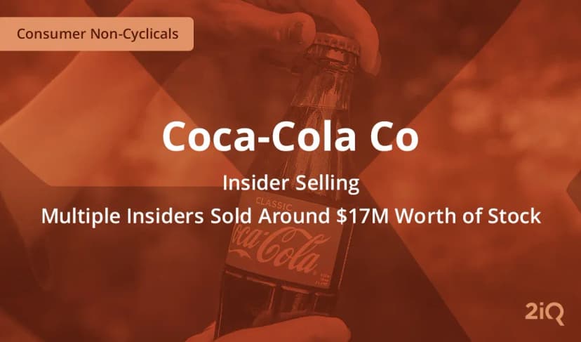 Insiders at Coca-Cola Co Have Been Selling Stock